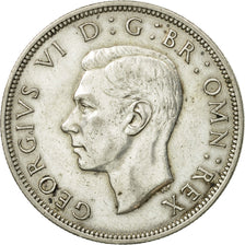 Coin, Great Britain, George VI, 1/2 Crown, 1937, EF(40-45), Silver, KM:856