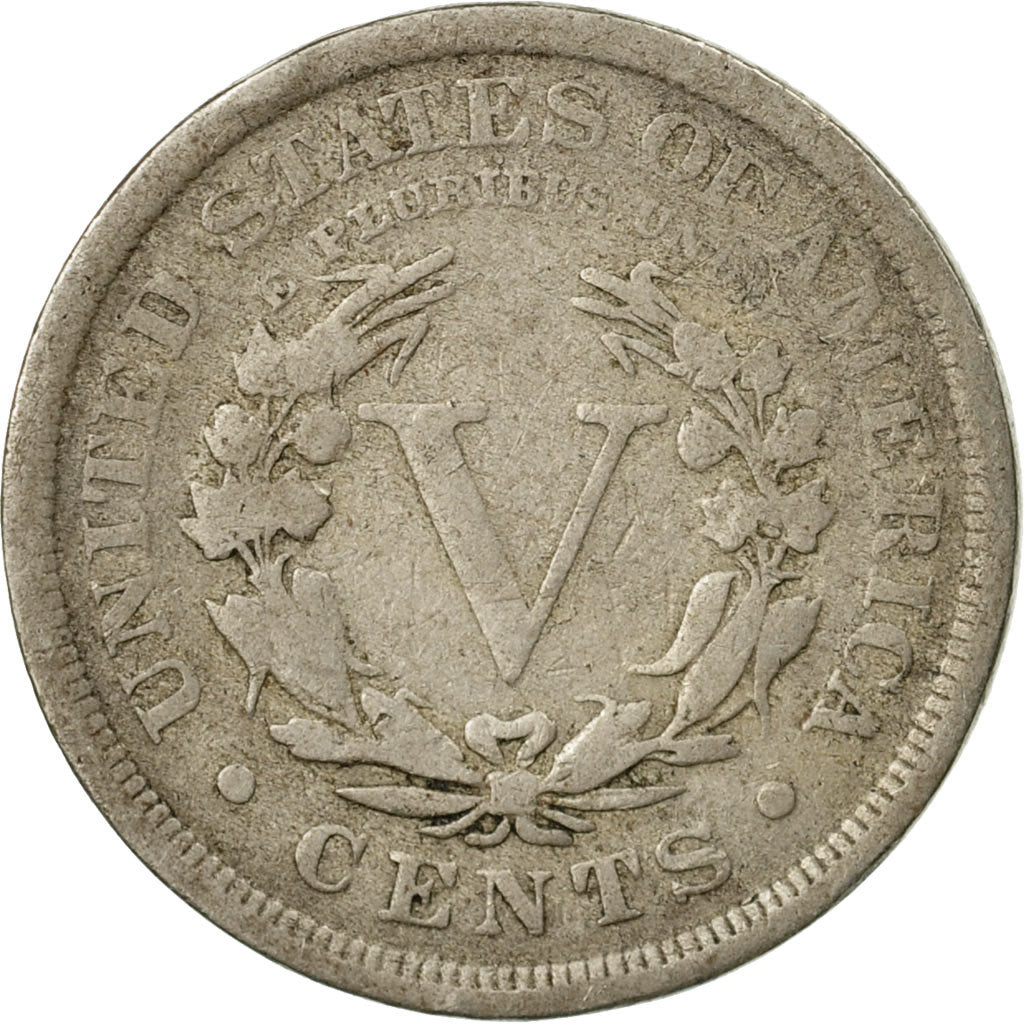 Moneda, Estados Unidos, Liberty Nickel, 5 Cents, 1908, U.S. Mint, Philadelphia