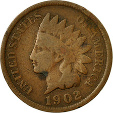 Coin, United States, Indian Head Cent, Cent, 1902, U.S. Mint, Philadelphia