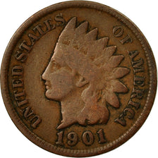 Munten, Verenigde Staten, Indian Head Cent, Cent, 1901, U.S. Mint, Philadelphia