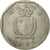 Moneta, Malta, 50 Cents, 1995, British Royal Mint, VF(30-35), Miedź-Nikiel