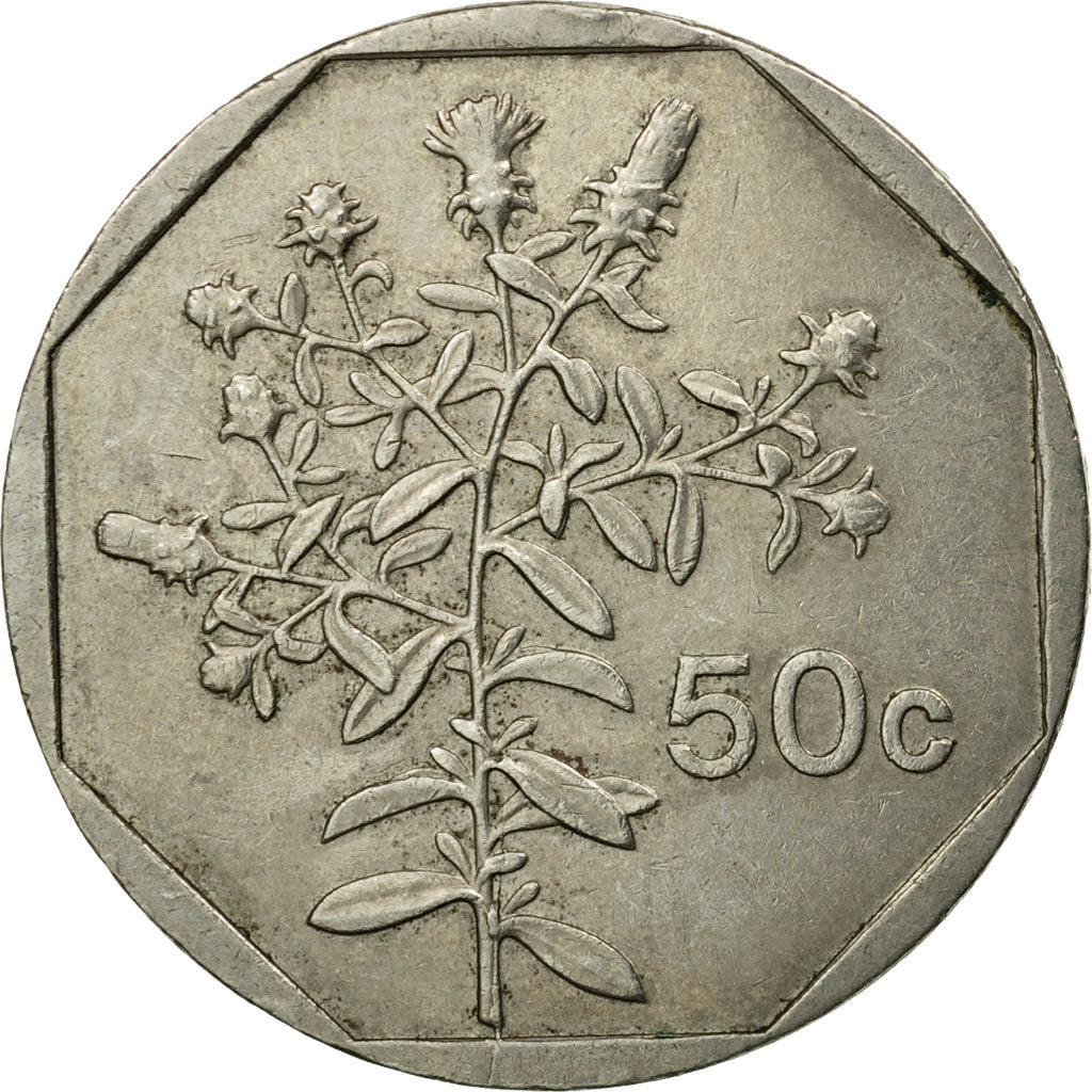 Monnaie, Malte, 50 Cents, 1995, British Royal Mint, TB+, Copper-nickel, KM:98
