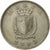 Coin, Malta, 25 Cents, 1993, Franklin Mint, EF(40-45), Copper-nickel, KM:97