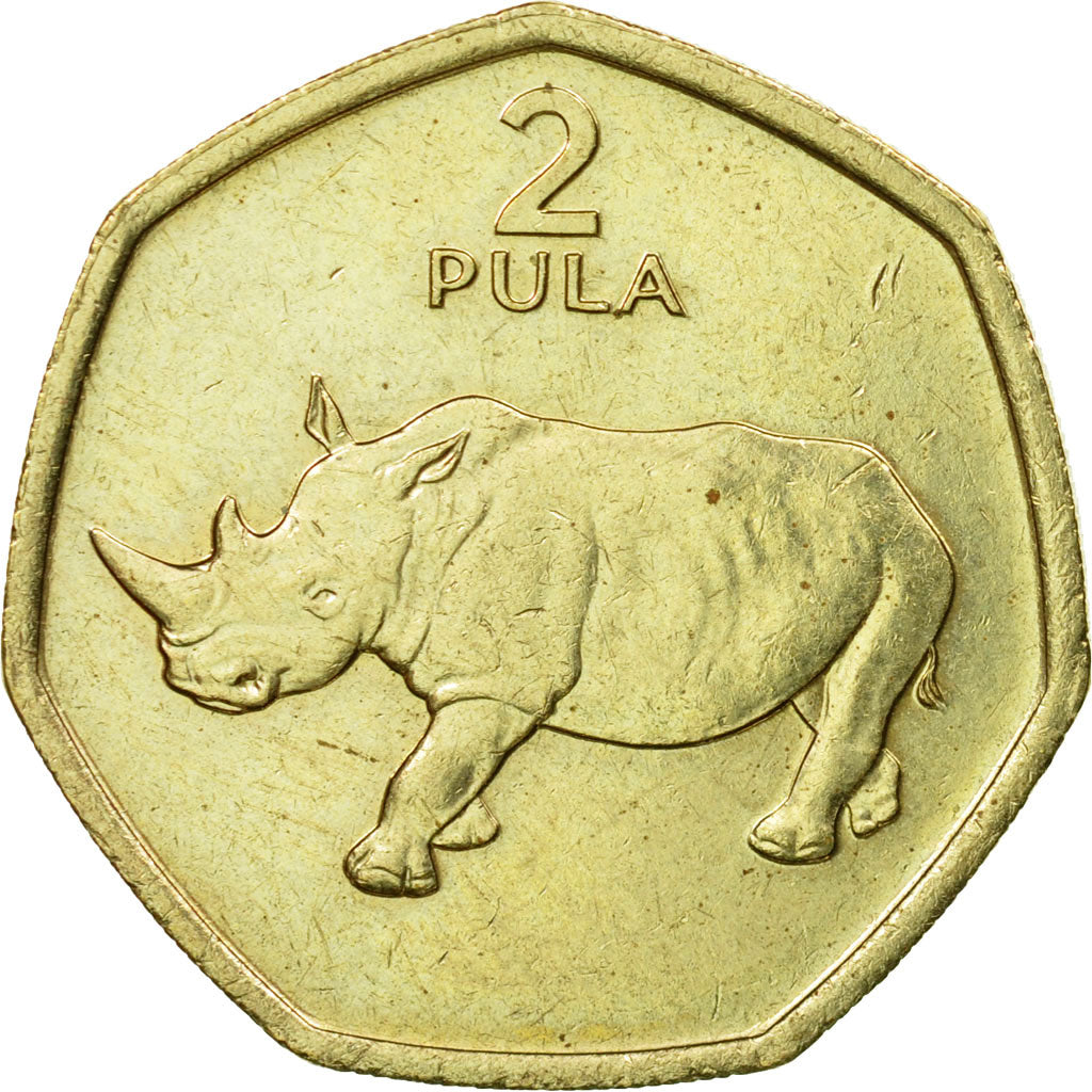 Coin, Botswana, 2 Pula, 1994, EF(40-45), Nickel-brass, KM:25
