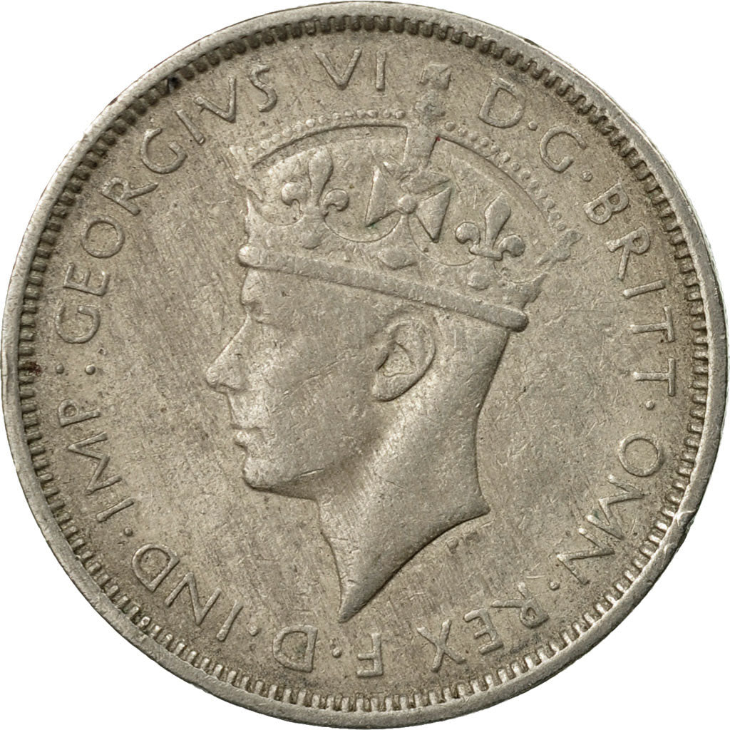 Coin, BRITISH WEST AFRICA, George VI, 3 Pence, 1938, EF(40-45), Copper-nickel