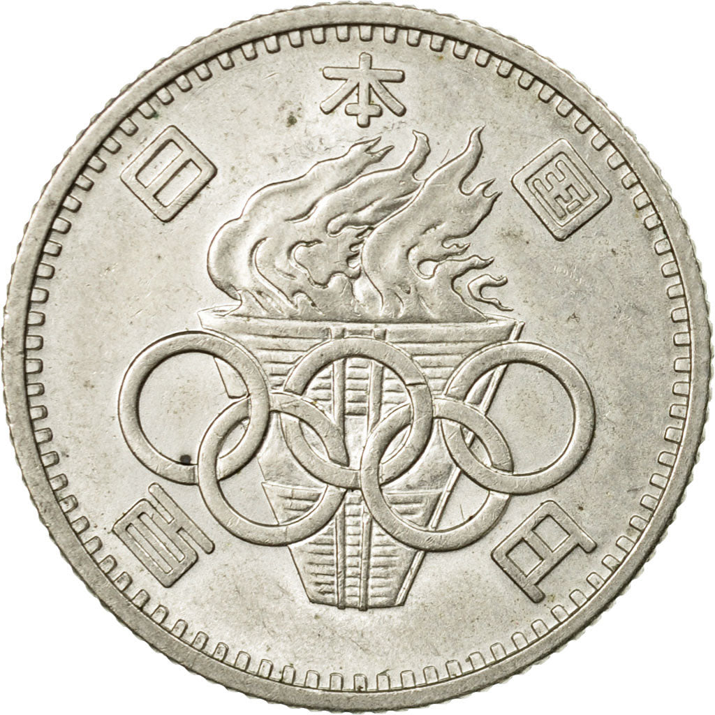 Coin, Japan, Hirohito, 100 Yen, 1964, AU(50-53), Silver, KM:79