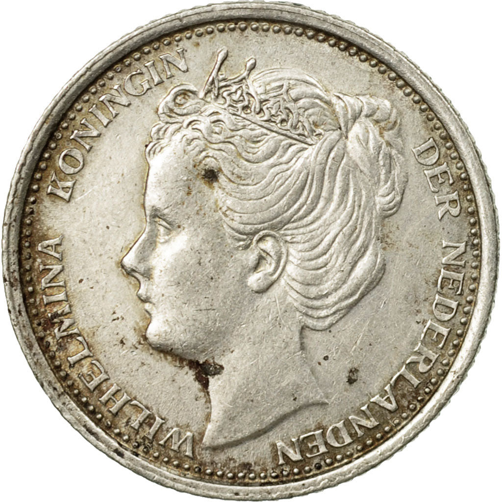 Monnaie, Pays-Bas, Wilhelmina I, 10 Cents, 1904, TTB+, Argent, KM:136