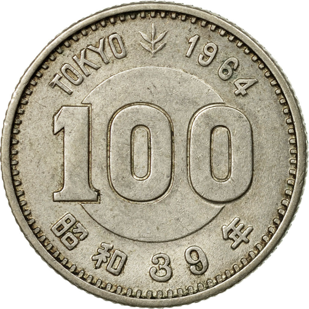 Coin, Japan, Hirohito, 100 Yen, 1964, VF(30-35), Silver, KM:79