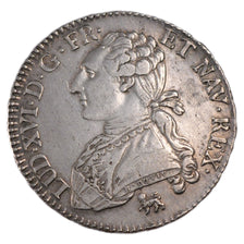 FRANCE, 1/2 Écu, 1/2 ECU, 44 Sols, 1792, Paris, KM #562.1, AU(50-53), Silver, ..