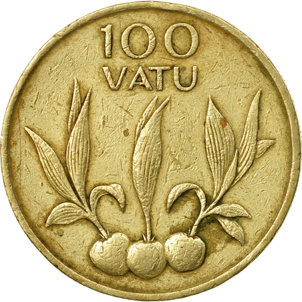 Coin, Vanuatu, 100 Vatu, 1988, Paris, VF(30-35), Nickel-brass, KM:9