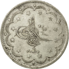 Coin, Turkey, Abdul Mejid, 20 Kurush, 1255, Qustantiniyah, EF(40-45), Silver