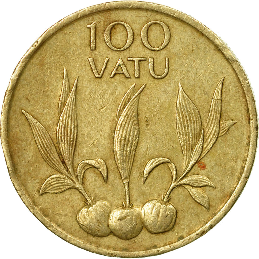 Coin, Vanuatu, 100 Vatu, 1995, Paris, VF(30-35), Nickel-brass, KM:9