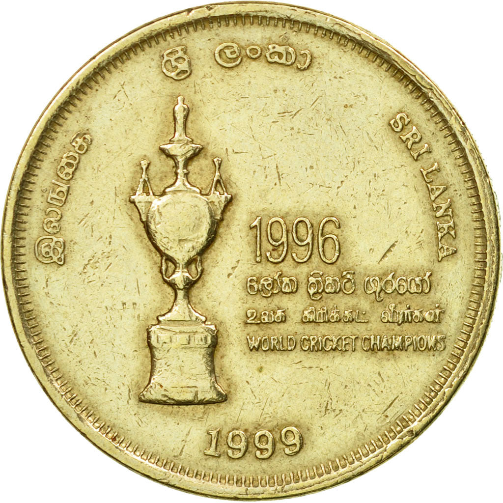 Coin, Sri Lanka, 5 Rupees, 1999, EF(40-45), Aluminum-Bronze, KM:161