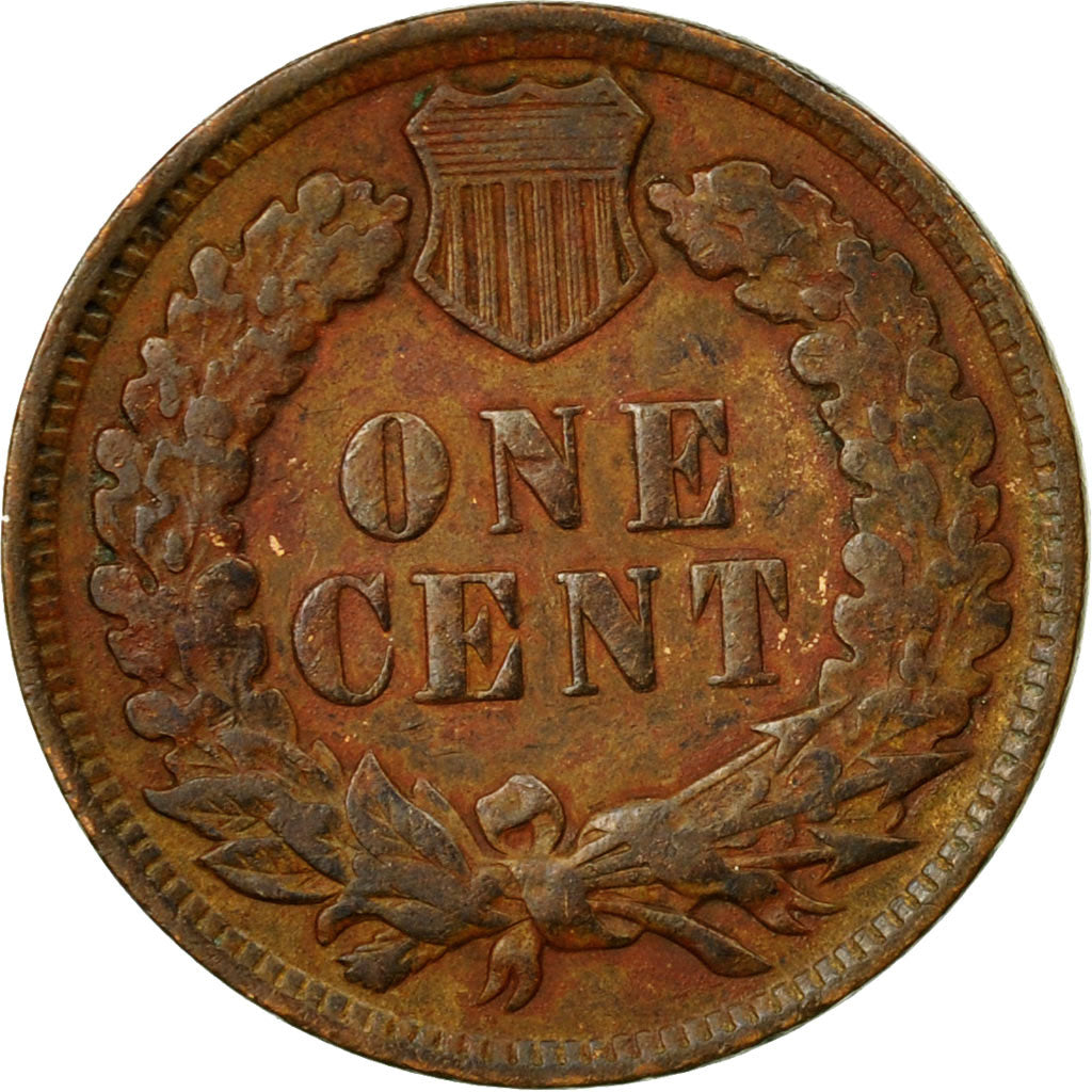 Coin, United States, Indian Head Cent, Cent, 1907, U.S. Mint, Philadelphia