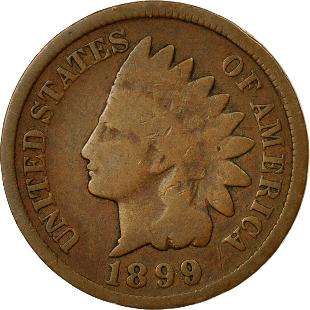 Moneda, Estados Unidos, Indian Head Cent, Cent, 1899, U.S. Mint, Philadelphia