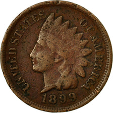Coin, United States, Indian Head Cent, Cent, 1899, U.S. Mint, Philadelphia
