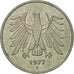 Coin, GERMANY - FEDERAL REPUBLIC, 5 Mark, 1977, Hambourg, EF(40-45)