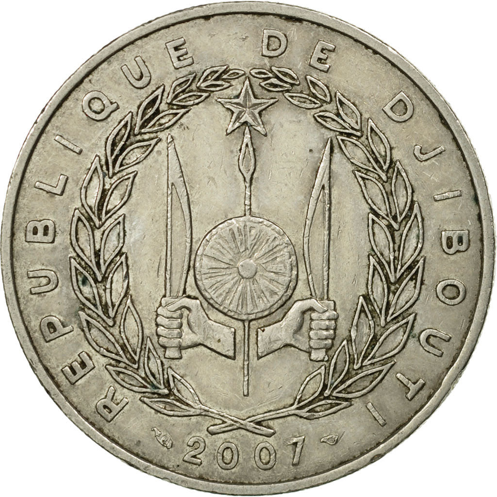 Coin, Djibouti, 100 Francs, 2007, Paris, EF(40-45), Copper-nickel, KM:26