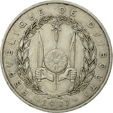 Coin, Djibouti, 100 Francs, 2007, Paris, EF(40-45), Copper-nickel, KM:26