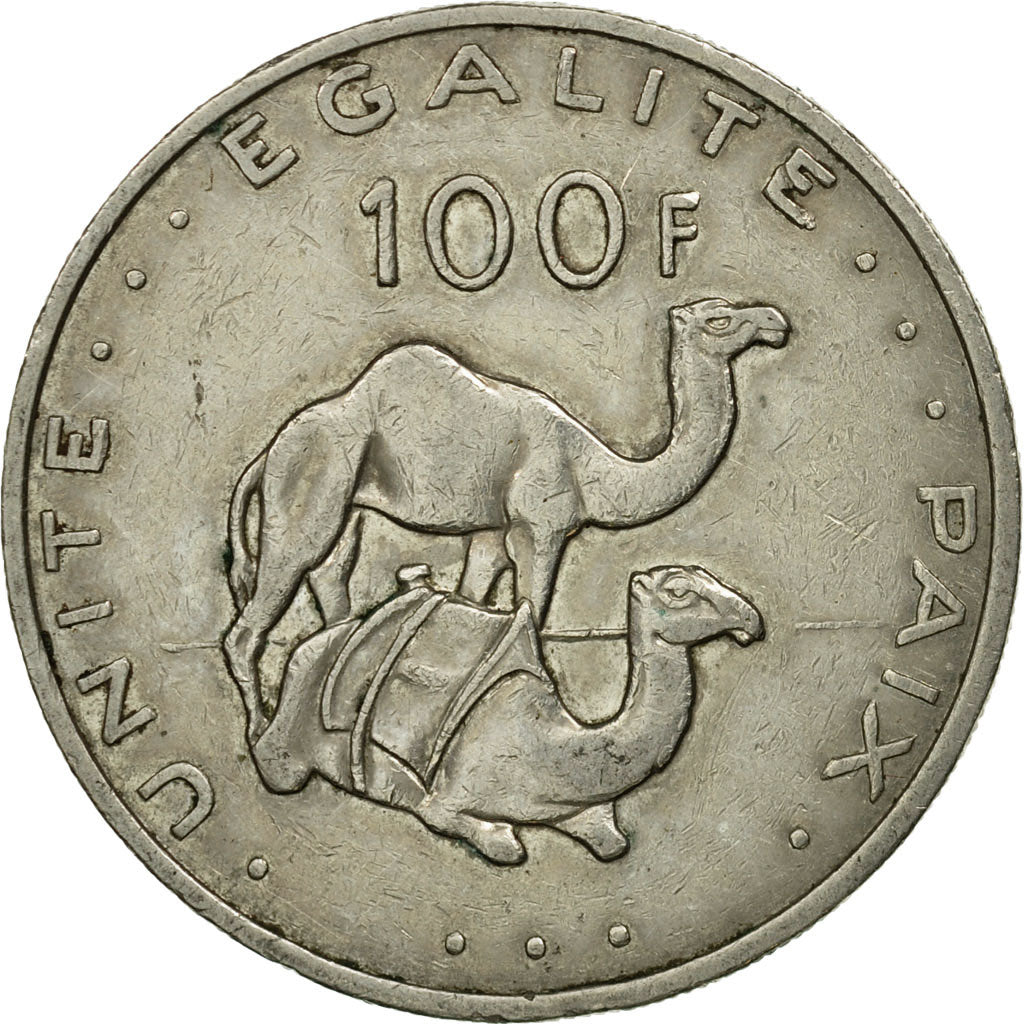 Coin, Djibouti, 100 Francs, 2007, Paris, EF(40-45), Copper-nickel, KM:26