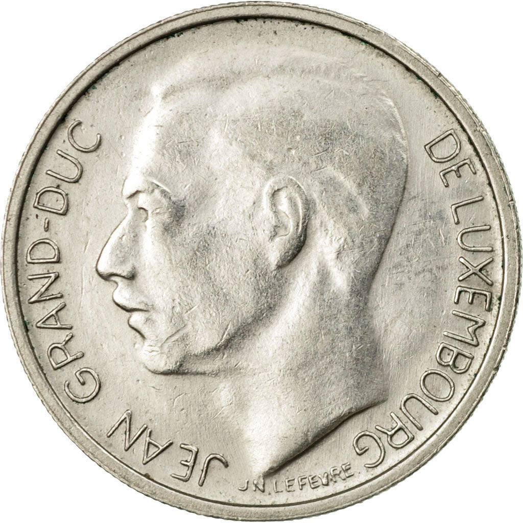 Coin, Luxembourg, Jean, Franc, 1968, EF(40-45), Copper-nickel, KM:55