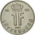 Coin, Luxembourg, Jean, Franc, 1988, EF(40-45), Nickel plated steel, KM:63