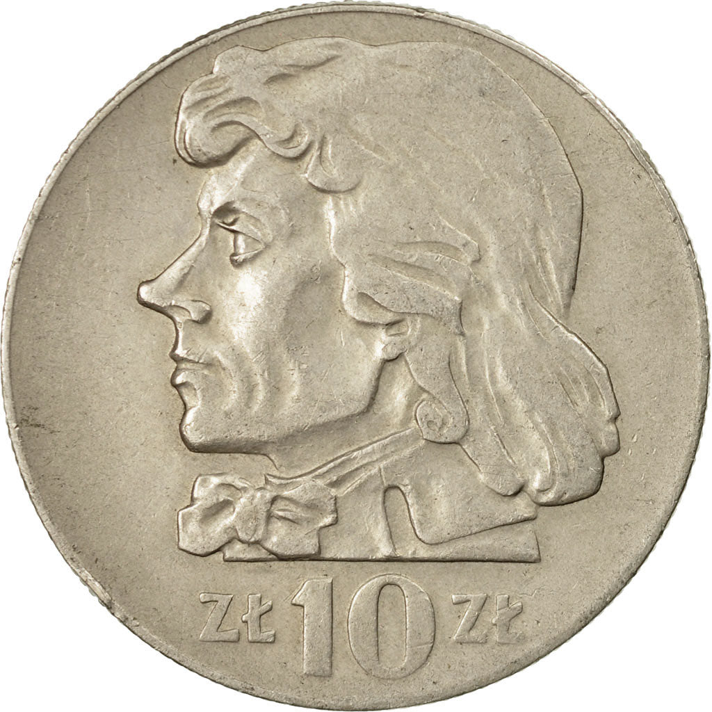 Coin, Poland, 10 Zlotych, 1971, Warsaw, EF(40-45), Copper-nickel, KM:50a