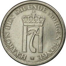 Coin, Norway, Haakon VII, Krone, 1951, EF(40-45), Copper-nickel, KM:397.1