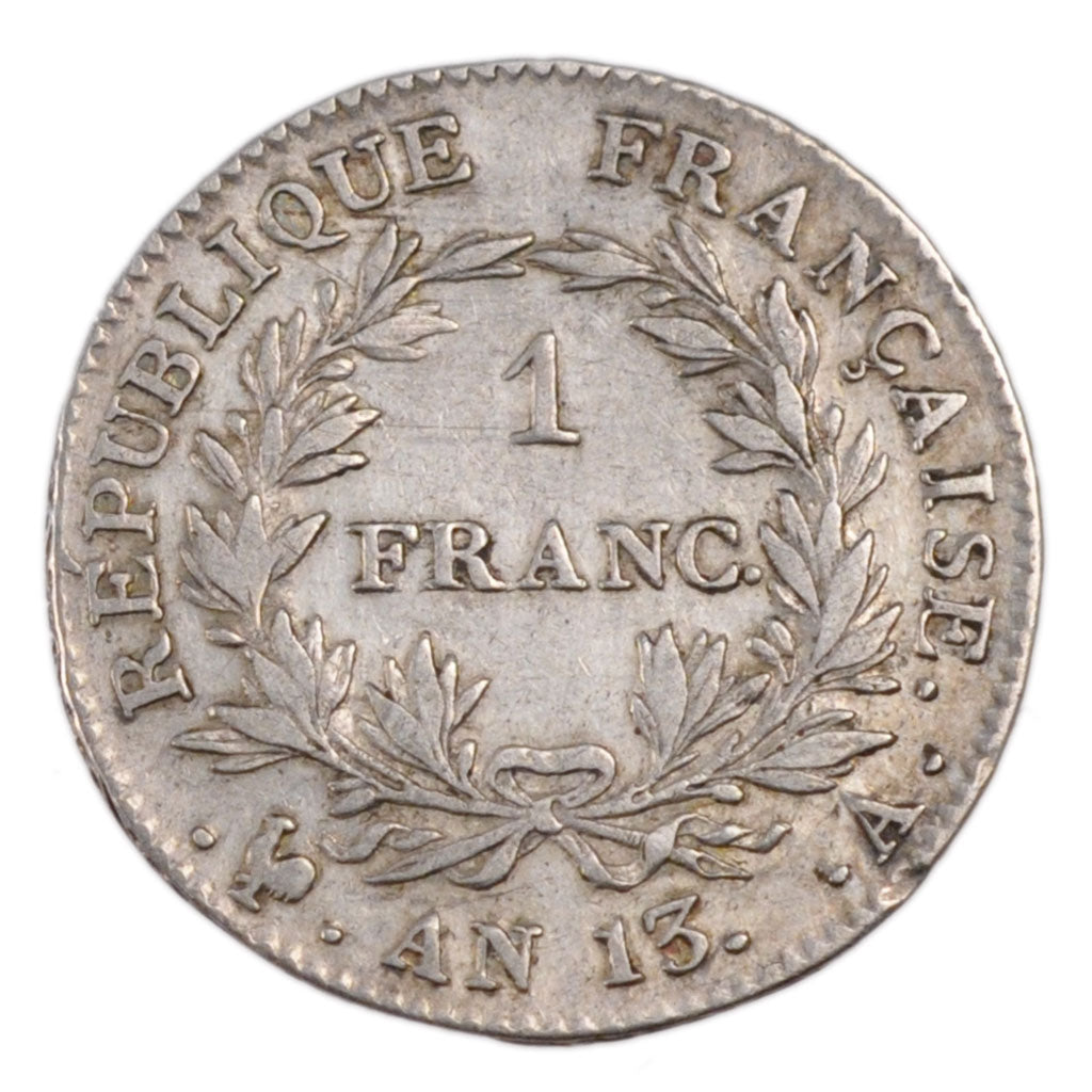 Francia, Napoléon I, Franc, 1804, Paris, BB+, Argento, Gadoury:443