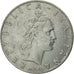 Moneta, Italia, 50 Lire, 1957, Rome, MB+, Acciaio inossidabile, KM:95.1
