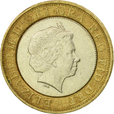 Coin, Great Britain, Elizabeth II, 2 Pounds, 2001, VF(30-35), Bi-Metallic