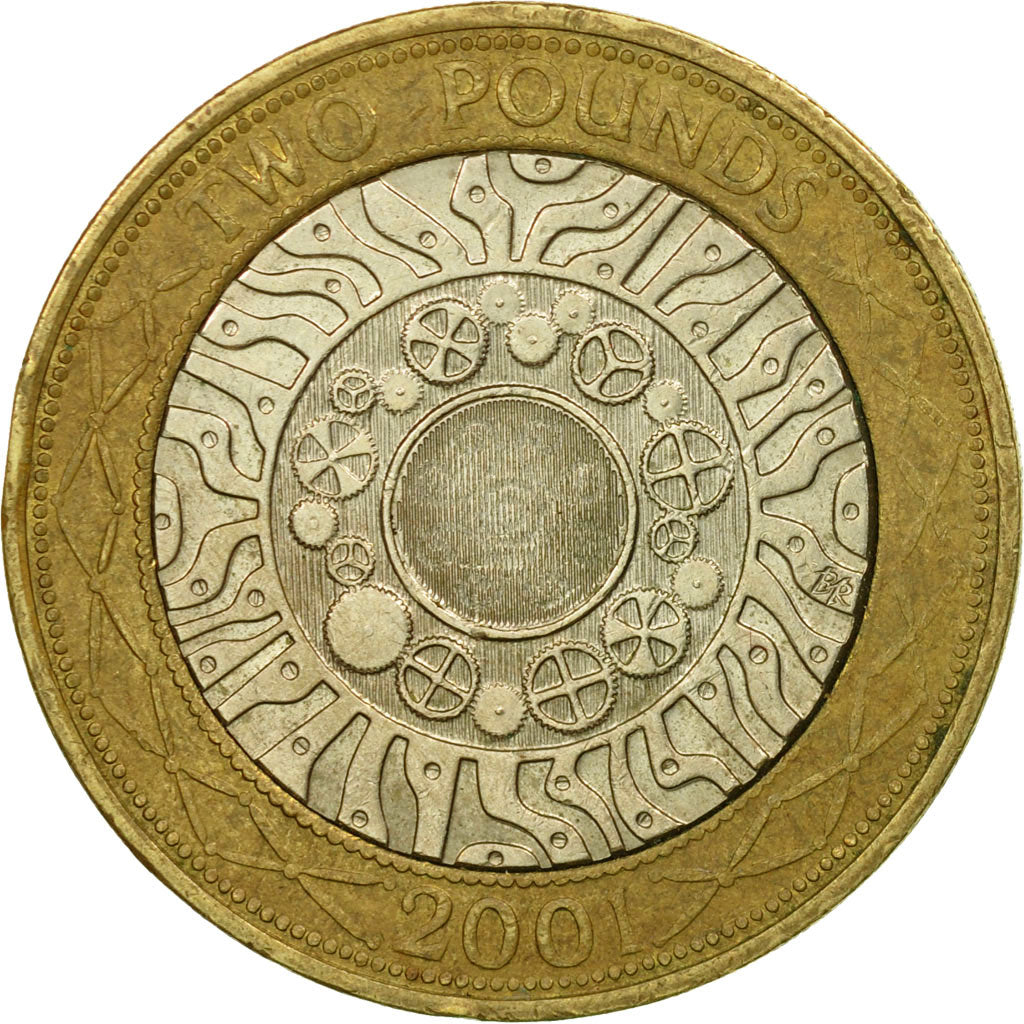 Coin, Great Britain, Elizabeth II, 2 Pounds, 2001, VF(30-35), Bi-Metallic