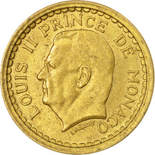 Coin, Monaco, Franc, Undated (1943), Poissy, AU(50-53), Cupro-Aluminium