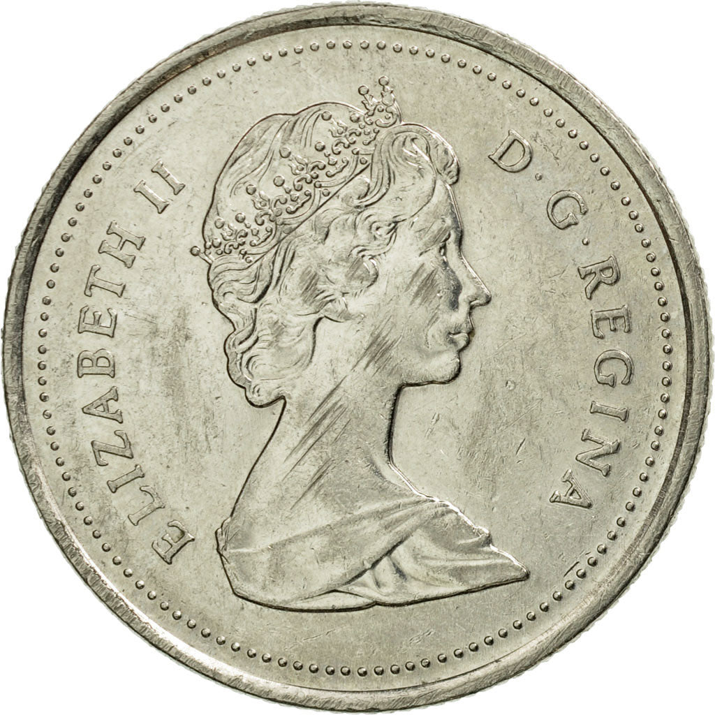 Monnaie, Canada, Elizabeth II, 25 Cents, 1989, Royal Canadian Mint, Ottawa, TTB