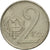 Coin, Czechoslovakia, 2 Koruny, 1986, EF(40-45), Copper-nickel, KM:75
