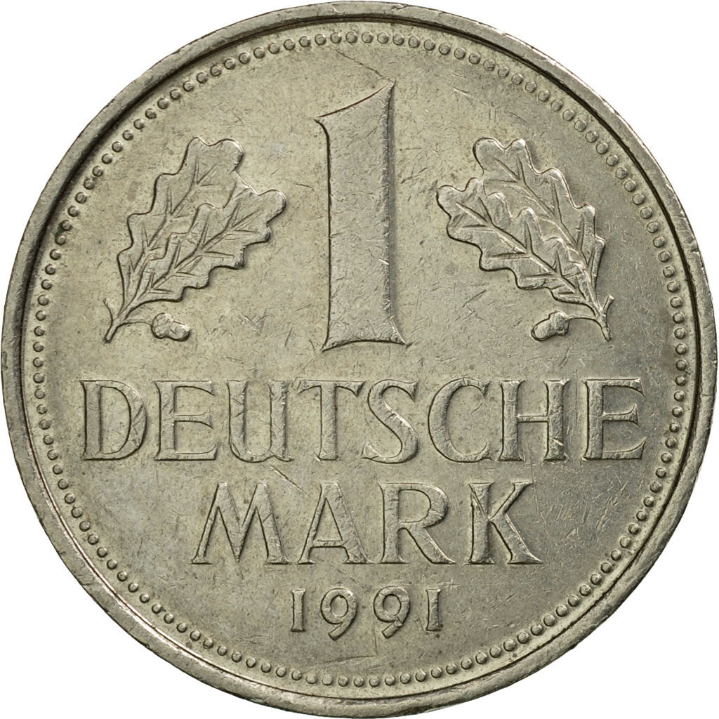 Munten, Federale Duitse Republiek, Mark, 1991, Berlin, ZF, Copper-nickel, KM:110