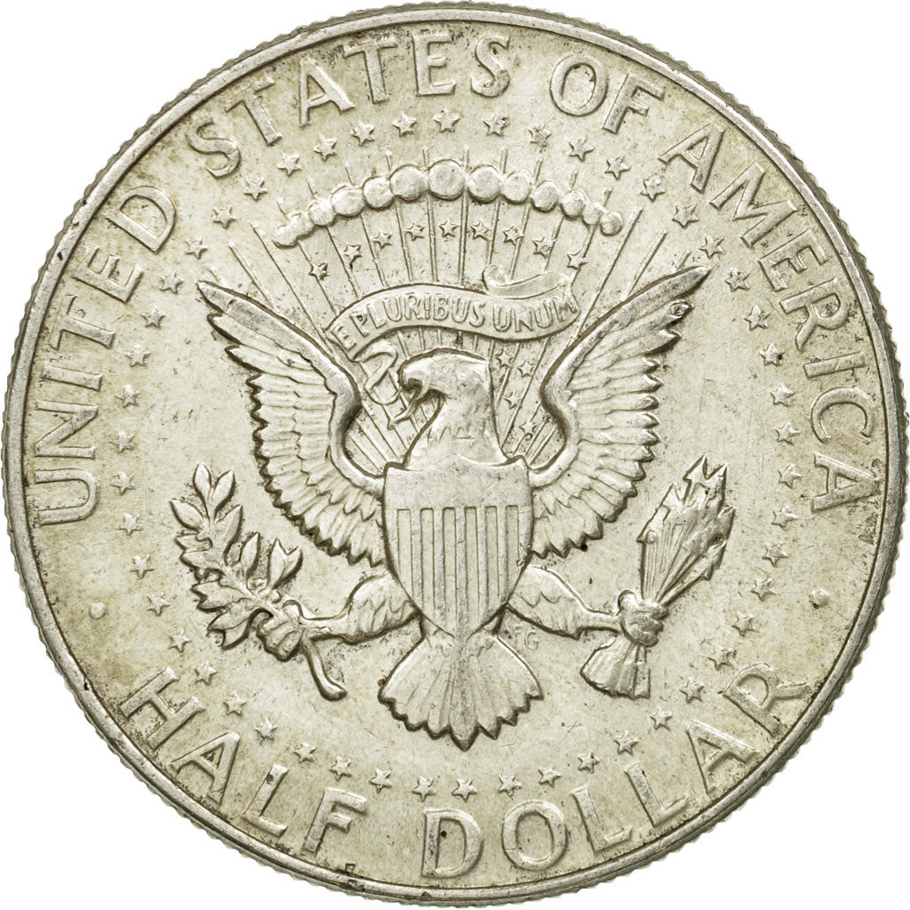Coin, United States, Kennedy Half Dollar, Half Dollar, 1964, U.S. Mint