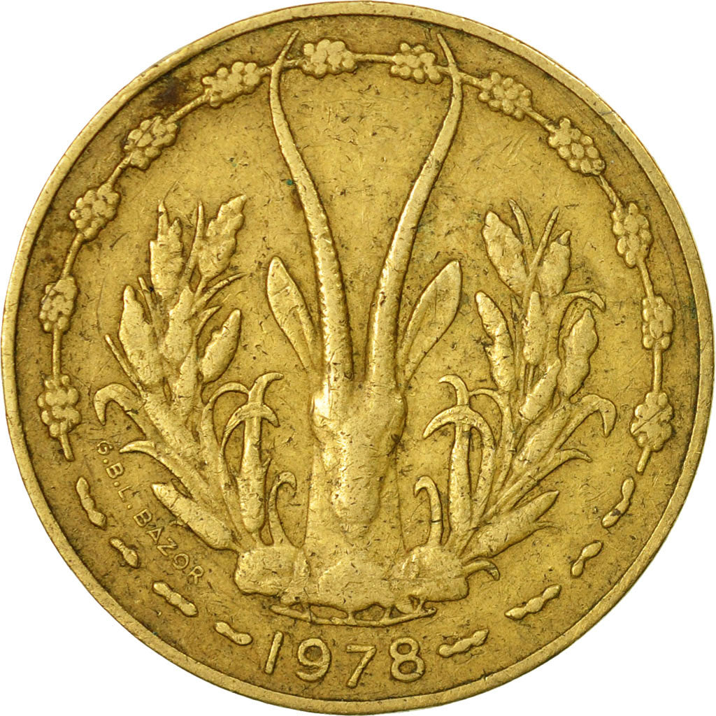 Coin, West African States, 10 Francs, 1978, Paris, VF(30-35)
