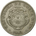 Coin, Costa Rica, 2 Colones, 1961, EF(40-45), Copper-nickel, KM:187.1a