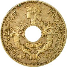 Coin, FRENCH INDO-CHINA, 5 Cents, 1939, Paris, EF(40-45), Nickel-brass, KM:18.1a