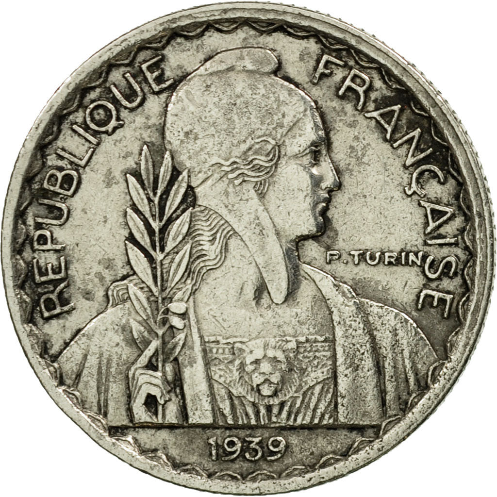 Monnaie, FRENCH INDO-CHINA, 10 Cents, 1939, Paris, TTB, Nickel, KM:21.1