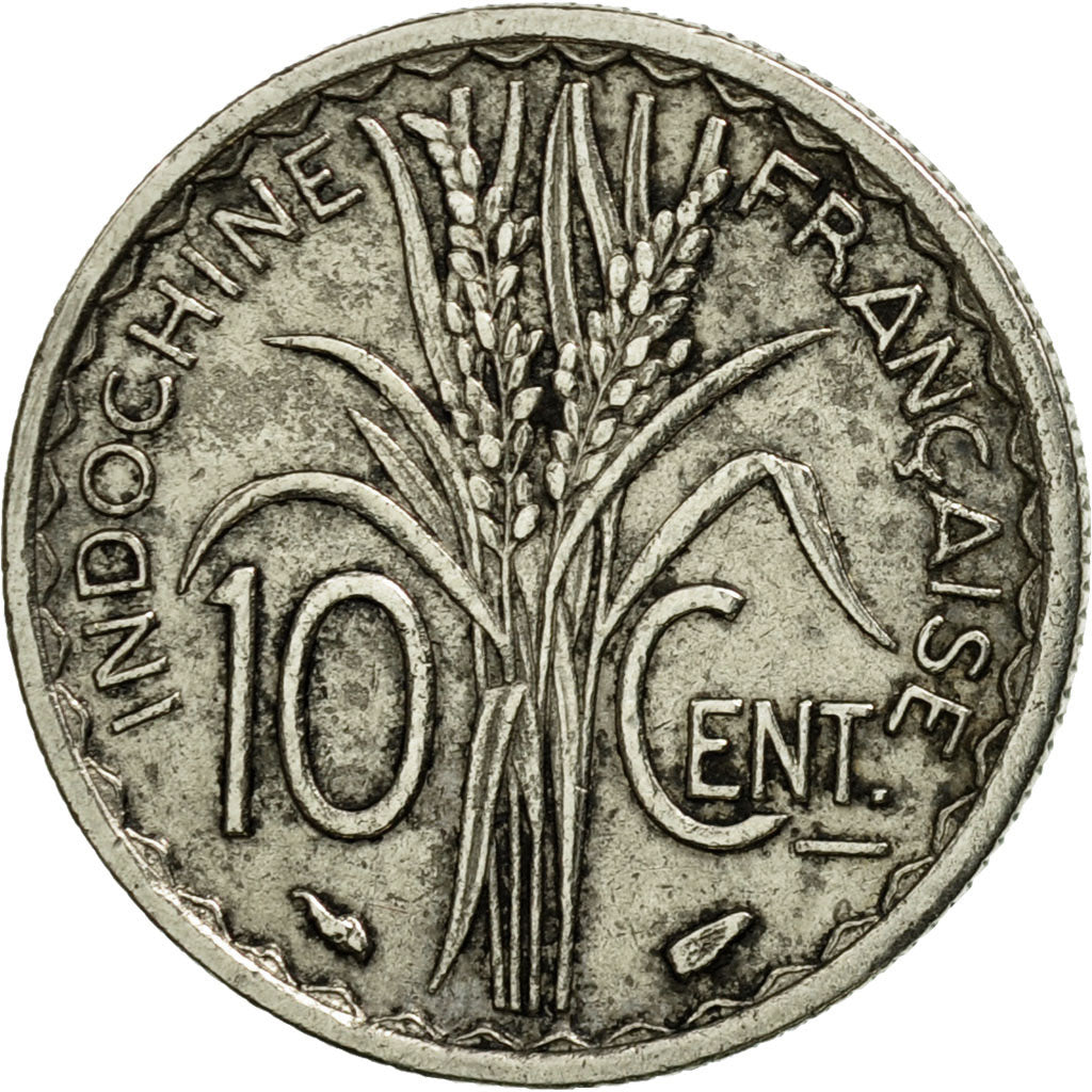 Monnaie, FRENCH INDO-CHINA, 10 Cents, 1939, Paris, TTB, Nickel, KM:21.1