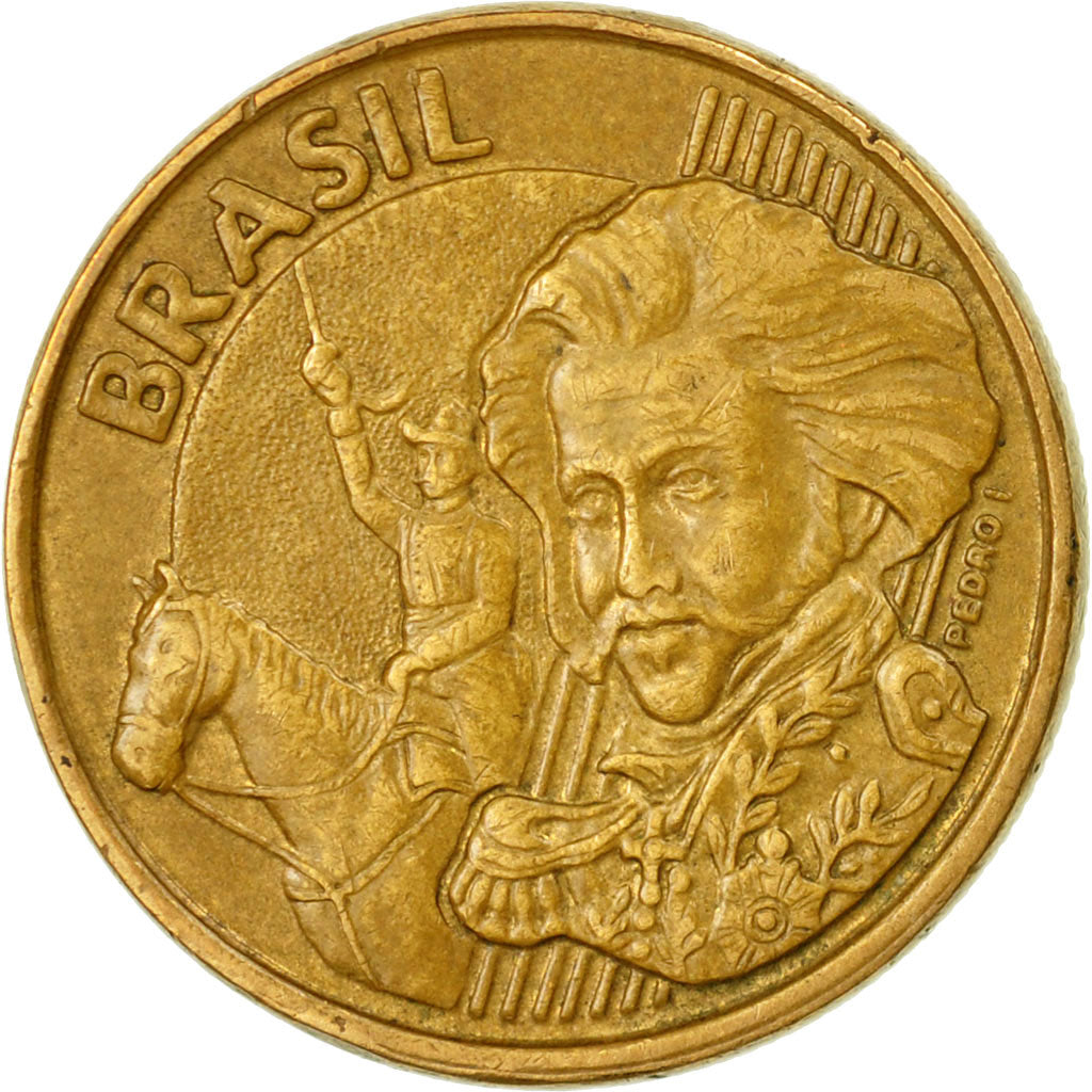 Moneta, Brasile, 10 Centavos, 1998, BB, Acciaio placcato in bronzo, KM:649.2