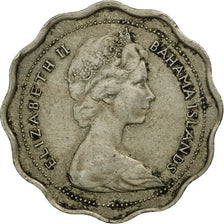 Coin, Bahamas, Elizabeth II, 10 Cents, 1966, Franklin Mint, VF(20-25)