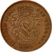 Coin, Belgium, Leopold II, 2 Centimes, 1902, AU(50-53), Copper, KM:35.1
