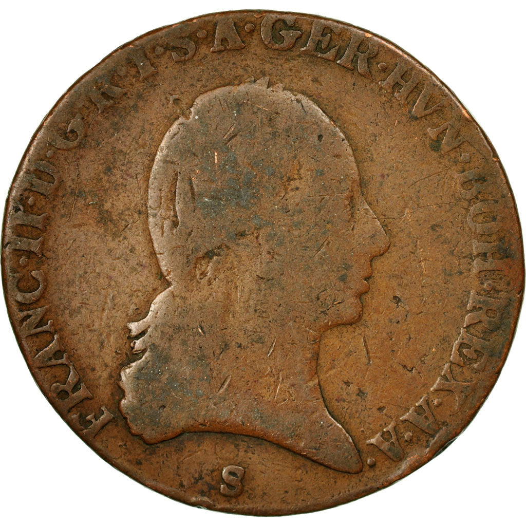 Coin, Austria, Franz II (I), 3 Kreuzer, 1800, VF(30-35), Copper, KM:2115.3