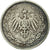 Coin, GERMANY - EMPIRE, 1/2 Mark, 1906, Muldenhütten, EF(40-45), Silver, KM:17