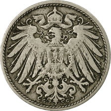 Coin, GERMANY - EMPIRE, Wilhelm II, 10 Pfennig, 1890, Karlsruhe, EF(40-45)