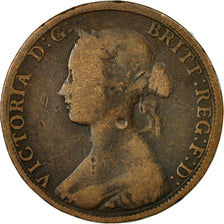 Coin, Great Britain, Victoria, 1/2 Penny, 1864, VF(30-35), Bronze, KM:748.2