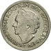 Moneda, Países Bajos, Wilhelmina I, 25 Cents, 1948, Utrecht, MBC, Níquel